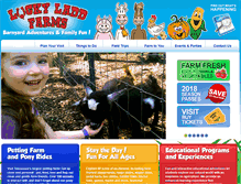 Tablet Screenshot of luckyladdfarms.com